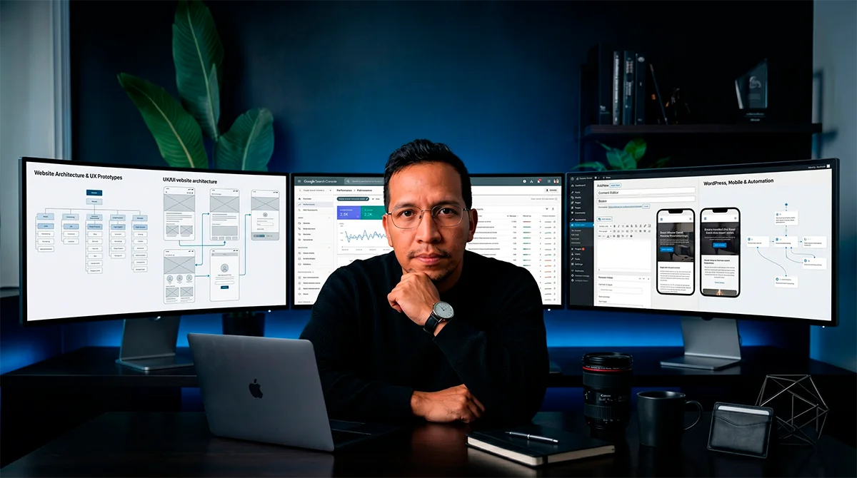 Especialista en diseño de páginas web y SEO en Ecuador